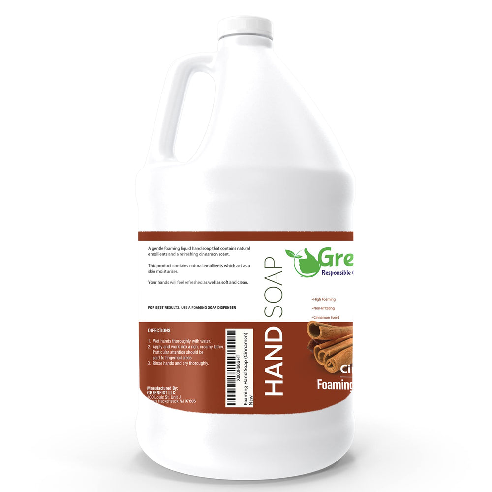 GreenFist natural moisturizers in formula nourish skin during after-wash care.