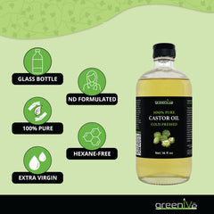 GreenIVe castor oil eyebrow brush aids natural brow conditioning