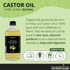 GreenIVe castor oil face and body moisturizer for hydrated skin