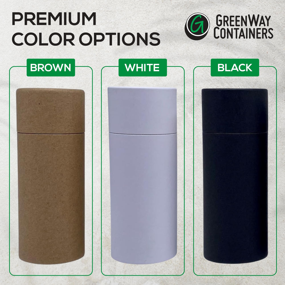 GreenWay versatile tubes, suitable for deodorants balms and lotions