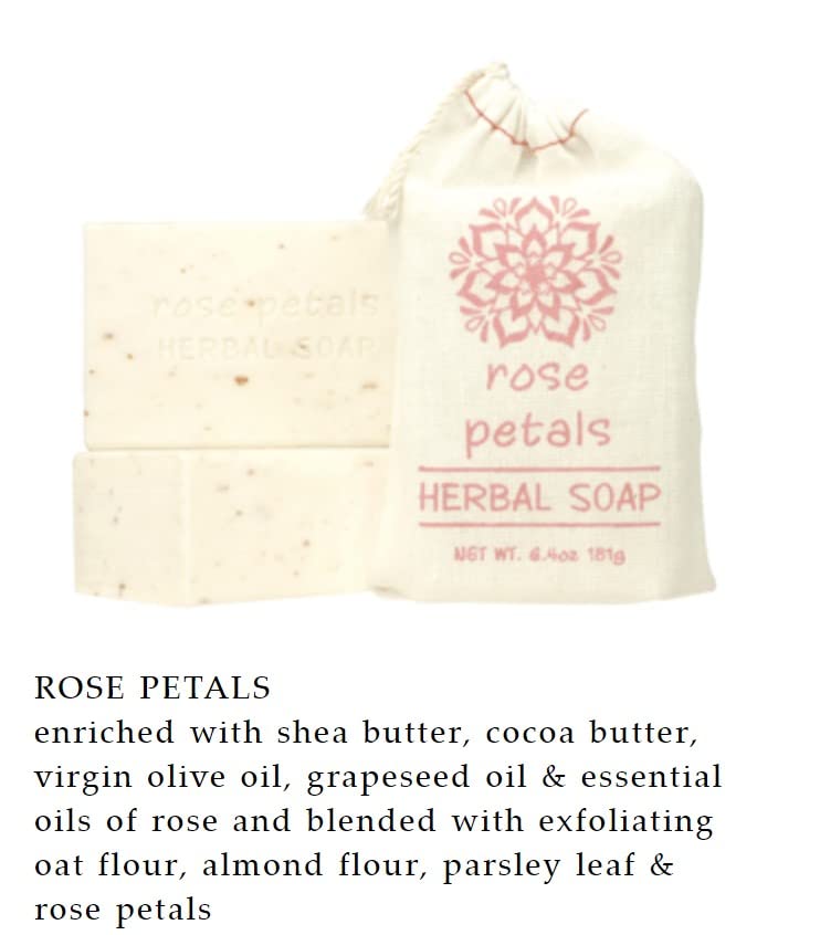 Greenwich Bay Herbal Bar Soap Drawstring Sacks packaging for gift-ready presentation.