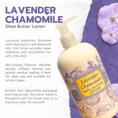 Greenwich Bay Lavender Chamomile Lotion close-up showing creamy texture and spa-like feel.