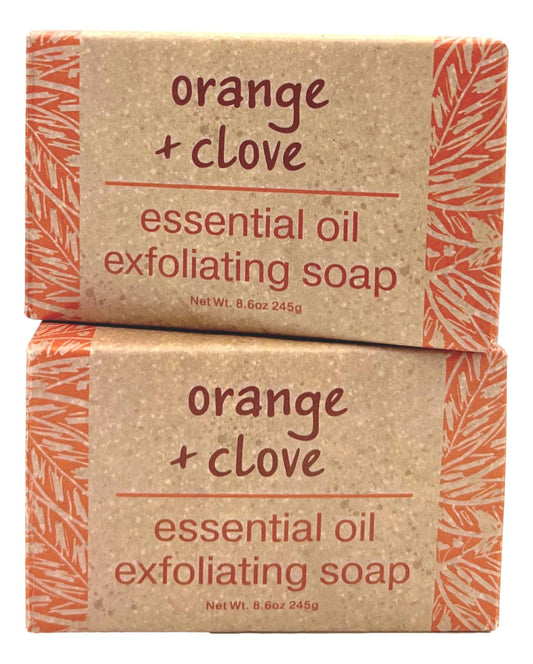 Greenwich Bay orange and clove exfoliating bath bar with oats for refreshed skin