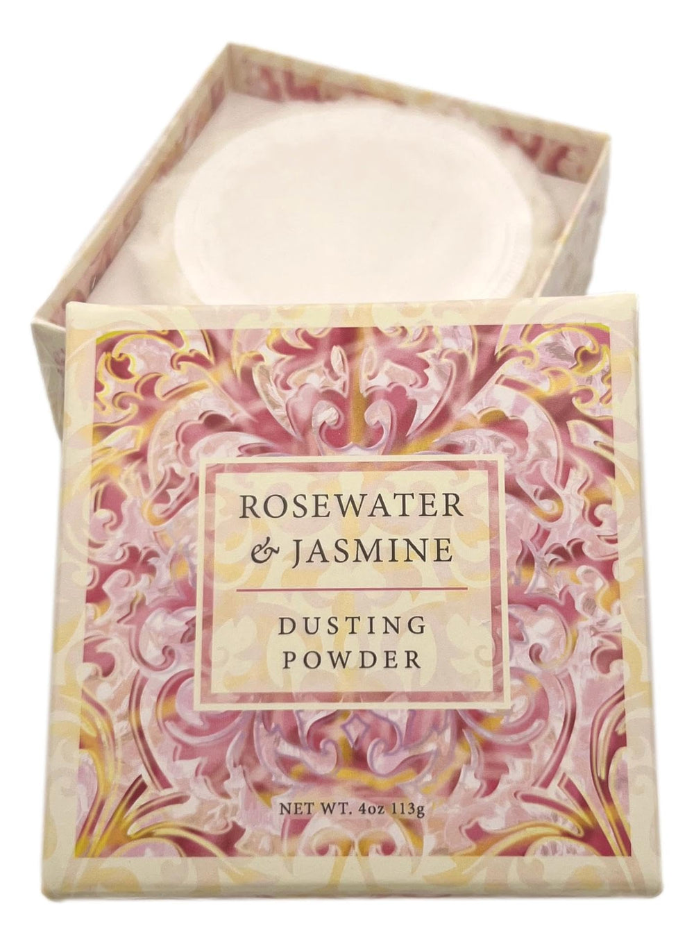 Greenwich Bay Rosewater Jasmine Gift Box featuring the three-piece spa set.