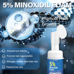 Greoay foam texture close-up emphasizes lightweight, quick-absorbing formula.