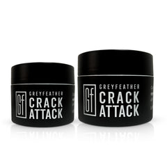 Texture swatch showing rich hydration of Greyfeather Crack Attack Hand Cream