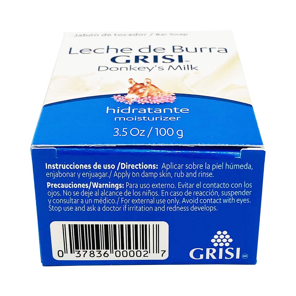 Grisi Donkey's Milk Soap 12-pack for easy weekly skincare routine.