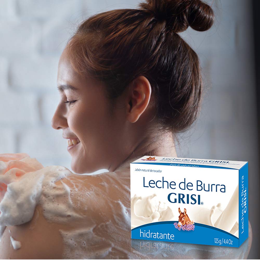 Grisi Donkey's Milk Soap radiant skin result in product photo.