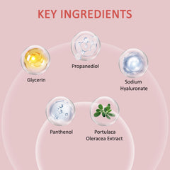GROEI skin after use shows natural glow and smoother texture.