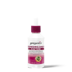 Groganics Refreshing Daily Scalp Tonic bottle front for on-the-go scalp refreshment