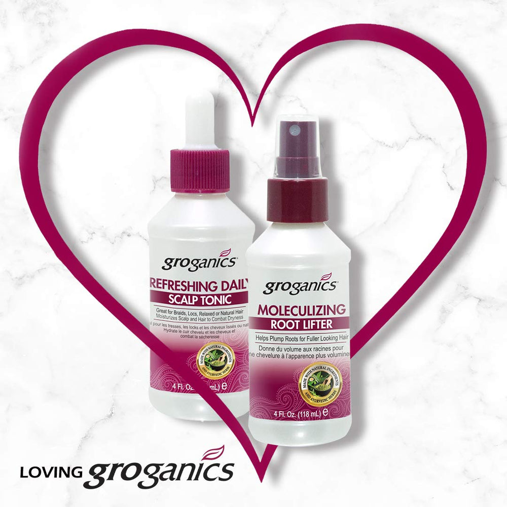 Groganics Refreshing Daily Scalp Tonic ingredients highlight natural components