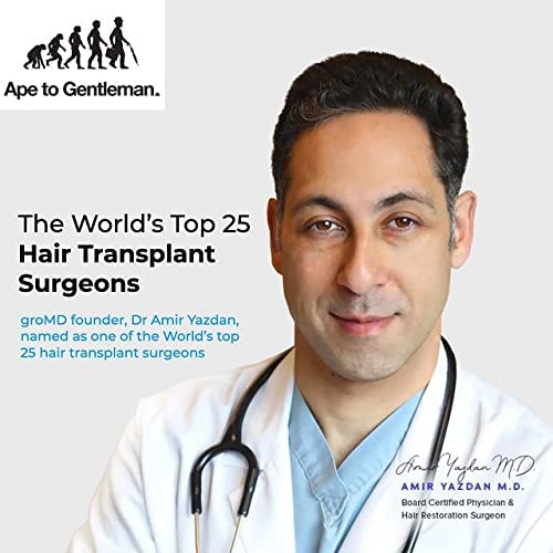 GroMD argan oil and nutrients image highlights conditioning for healthier-looking hair.