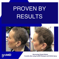 GroMD Shampoo foamy lather closeup demonstrating cleansing texture