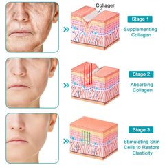 Grospe using serum on neck in lifestyle shot to hydrate and smooth skin