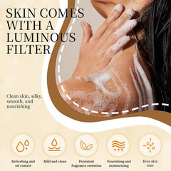 Grospe Sulfur Body Wash after-shower moment, skin feels refreshed and clean.