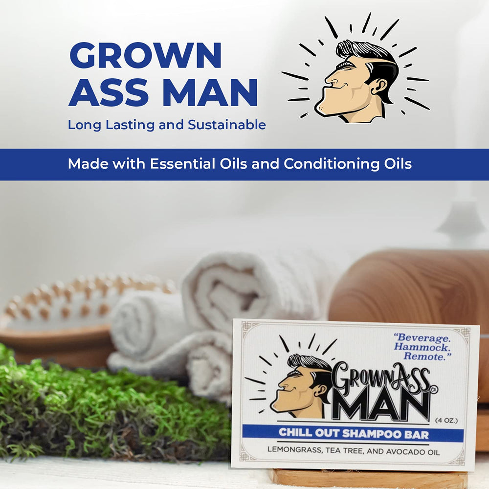 Grown Ass Man Co Chill Out 4oz bar designed for durable daily use
