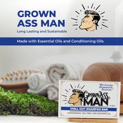 Grown Ass Man Co Chill Out 4oz bar designed for durable daily use