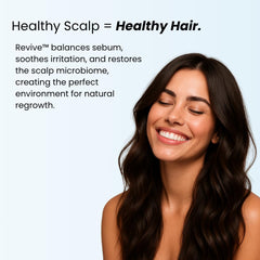 Growplex Revive Shampoo hydrolyzed wheat protein showing reduced breakage support.