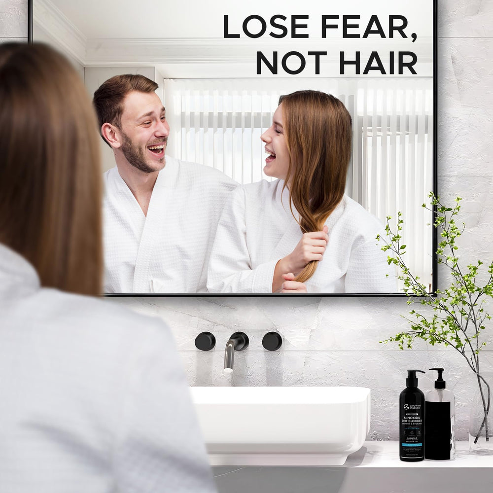 Growth Essence Minoxidil Biotin Shampoo sulfate-free formula for gentle daily use