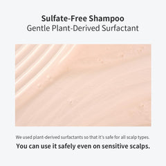 Dense foam of GROWUS Damage Therapy Shampoo delivers luxurious cleansing