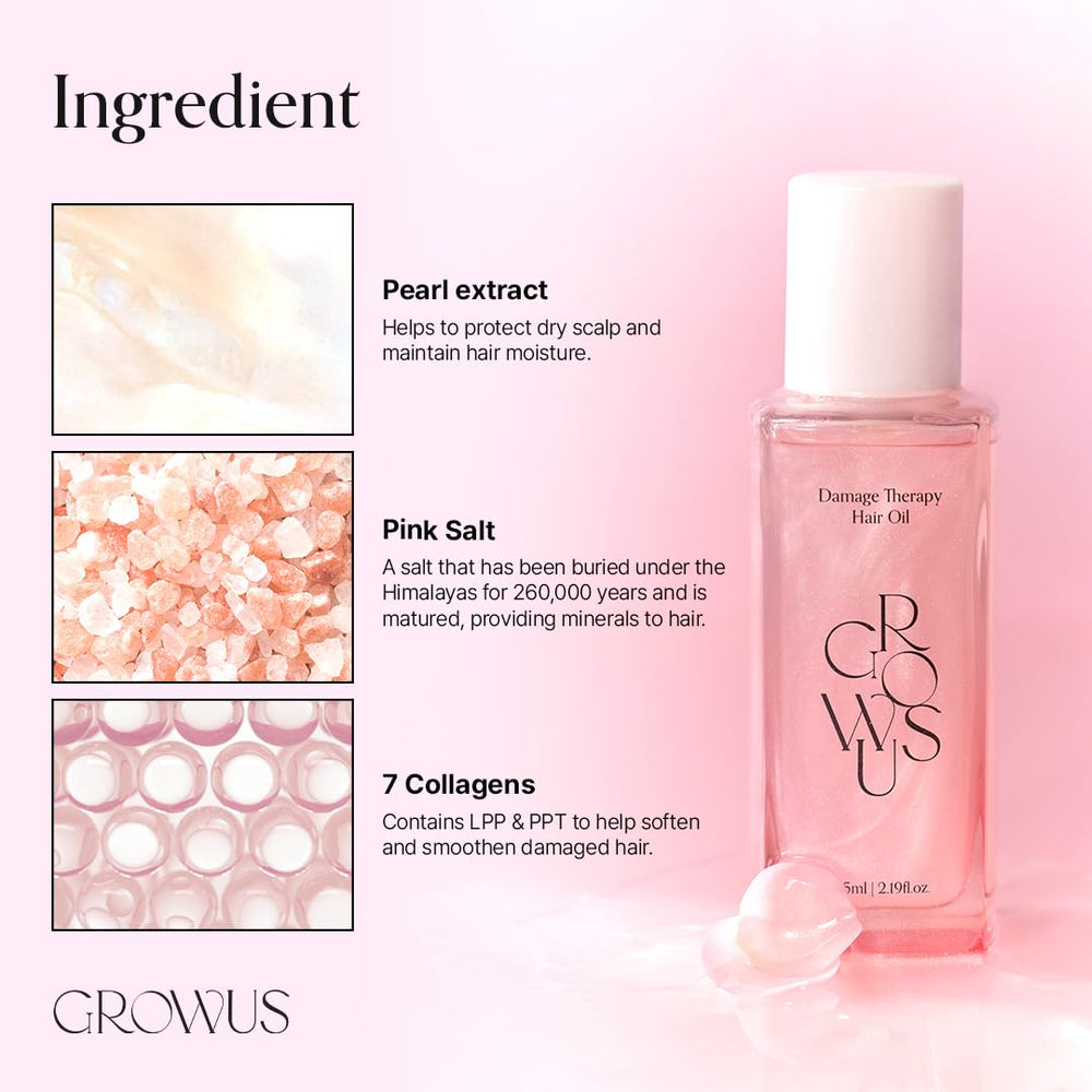 GROWUS Protein botanical blend smooths and detangles hair