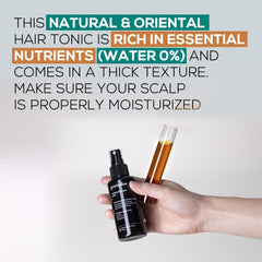 Grunplus Hair Growth Serum bottle emphasizing herbal essences and aroma