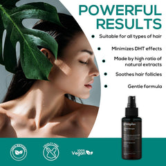 Grunplus Hair Growth Serum packaging showing premium oriental blend