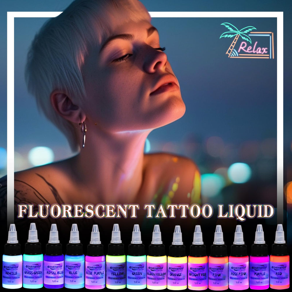 GTARTISTOO party UV glow ink for Halloween cosplay and nightlife