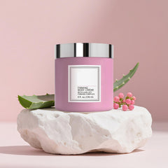 GTVOSY Champagne Lift Firming Body Creme pump in action for easy application