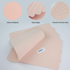 Guapa pad in use with microblading tool showing practice precision