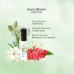 Gucci Flora Gorgeous Jasmine mini spray for bright daytime use.