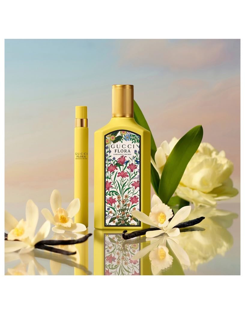 Gucci Flora Gorgeous Orchid travel size 0.33 oz bottle for on-the-go touchups