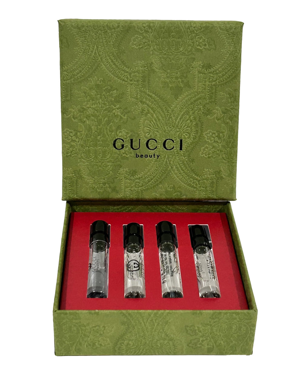 Gucci Guilty mini set box: travel-friendly sampler gift idea