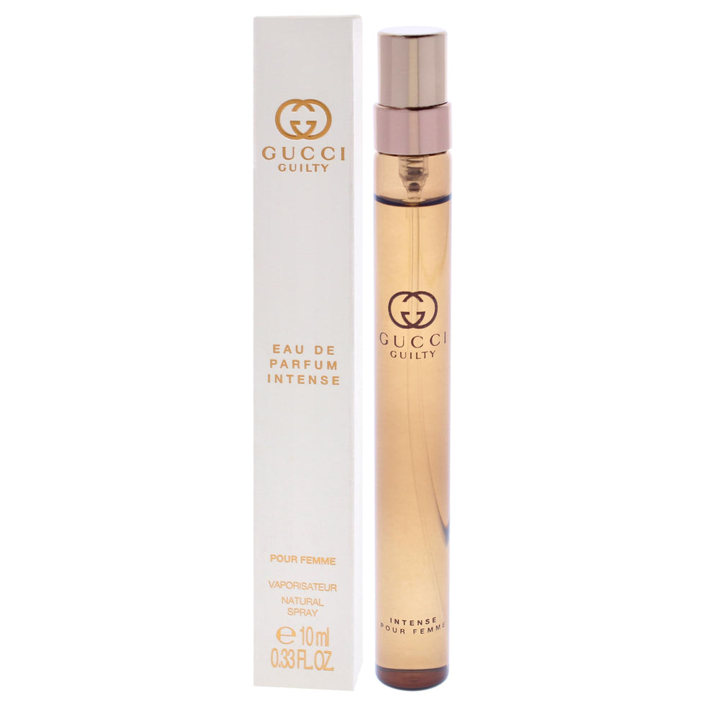 Gucci Guilty Pour Femme Intense close-up of bottle details