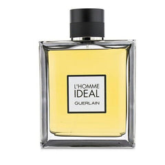 Guerlain L'homme Ideal Eau de Toilette bottle front shows citrus-woody balance for daily wear.