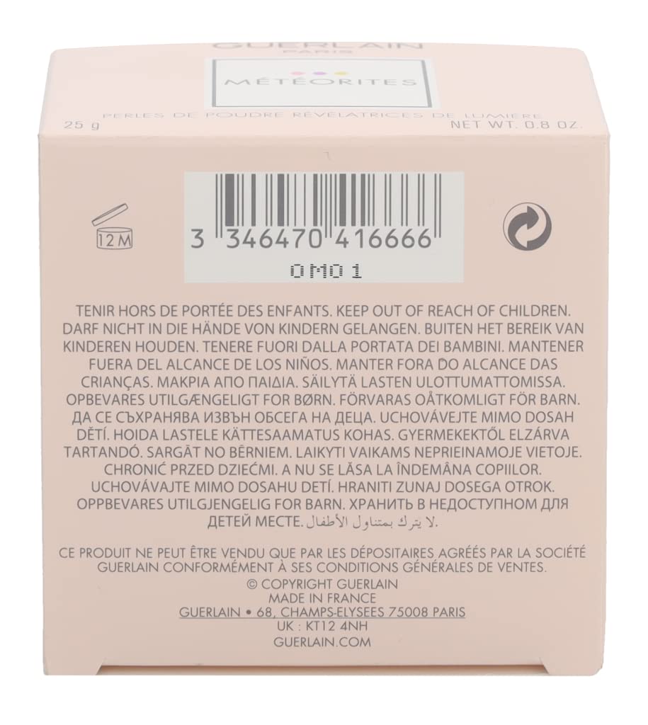 Guerlain Meteorites Perles packaging emphasizes luxury appeal