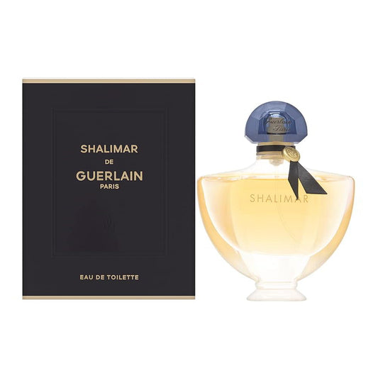 Guerlain Shalimar bottle front view, ideal for romance