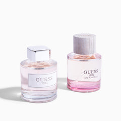 GUESS 1981 Los Angeles cedar and vanilla base notes detail