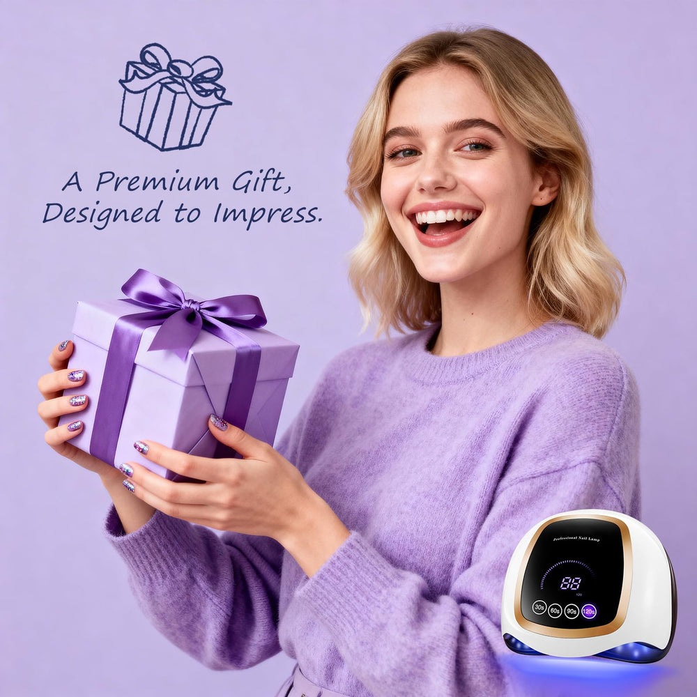 Gugusure 180W nail lamp powered by a dedicated adapter