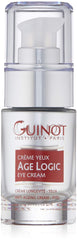 Guinot Age Logic Eye Cream tube closeup highlighting smoothing formula for the eye area.