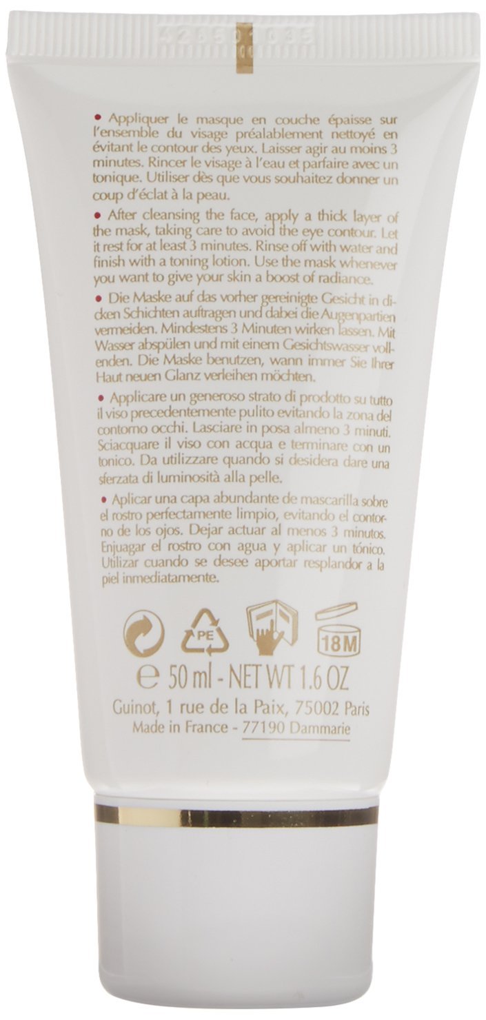 Guinot Anti-Fatigue Face Mask brightening-effect delivers instant radiance