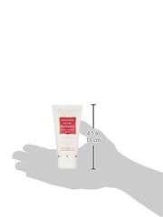 Face close-up after mask shows a radiant, soothed complexion.