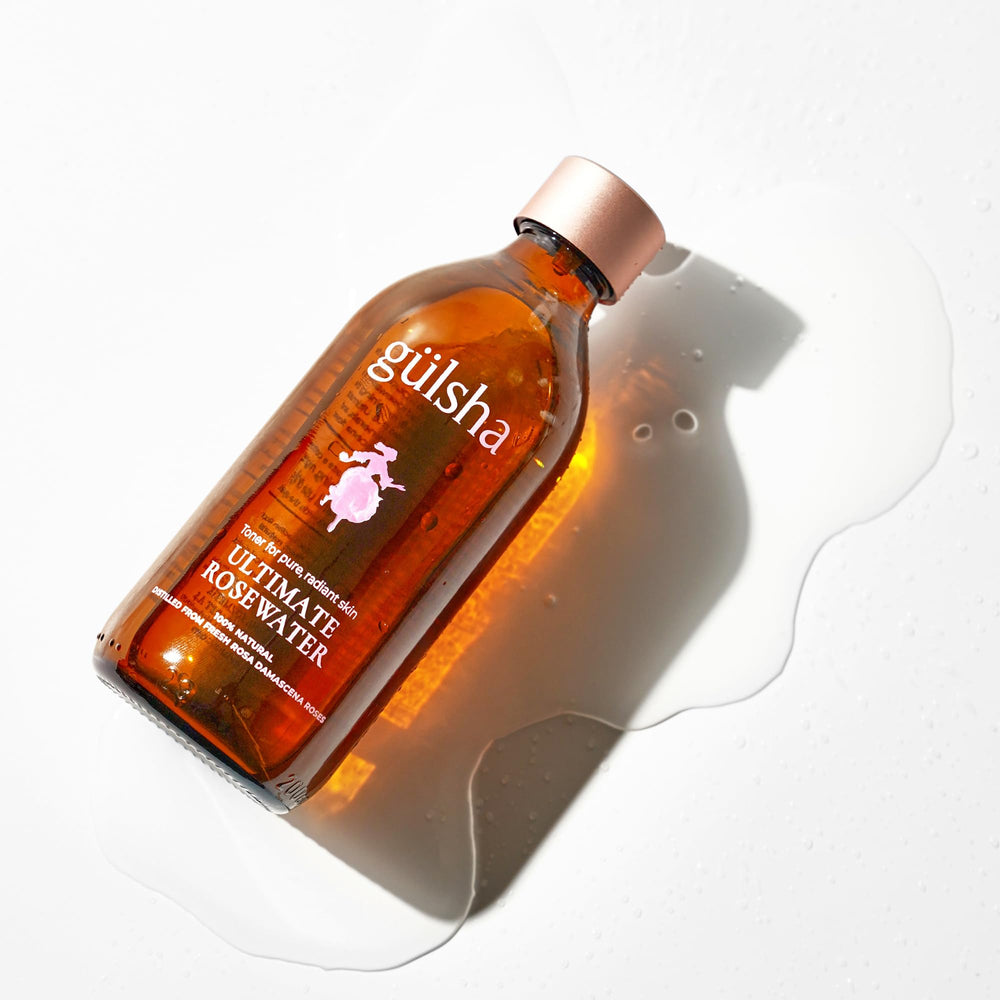 gülsha rosewater day and night use—versatile skincare booster.