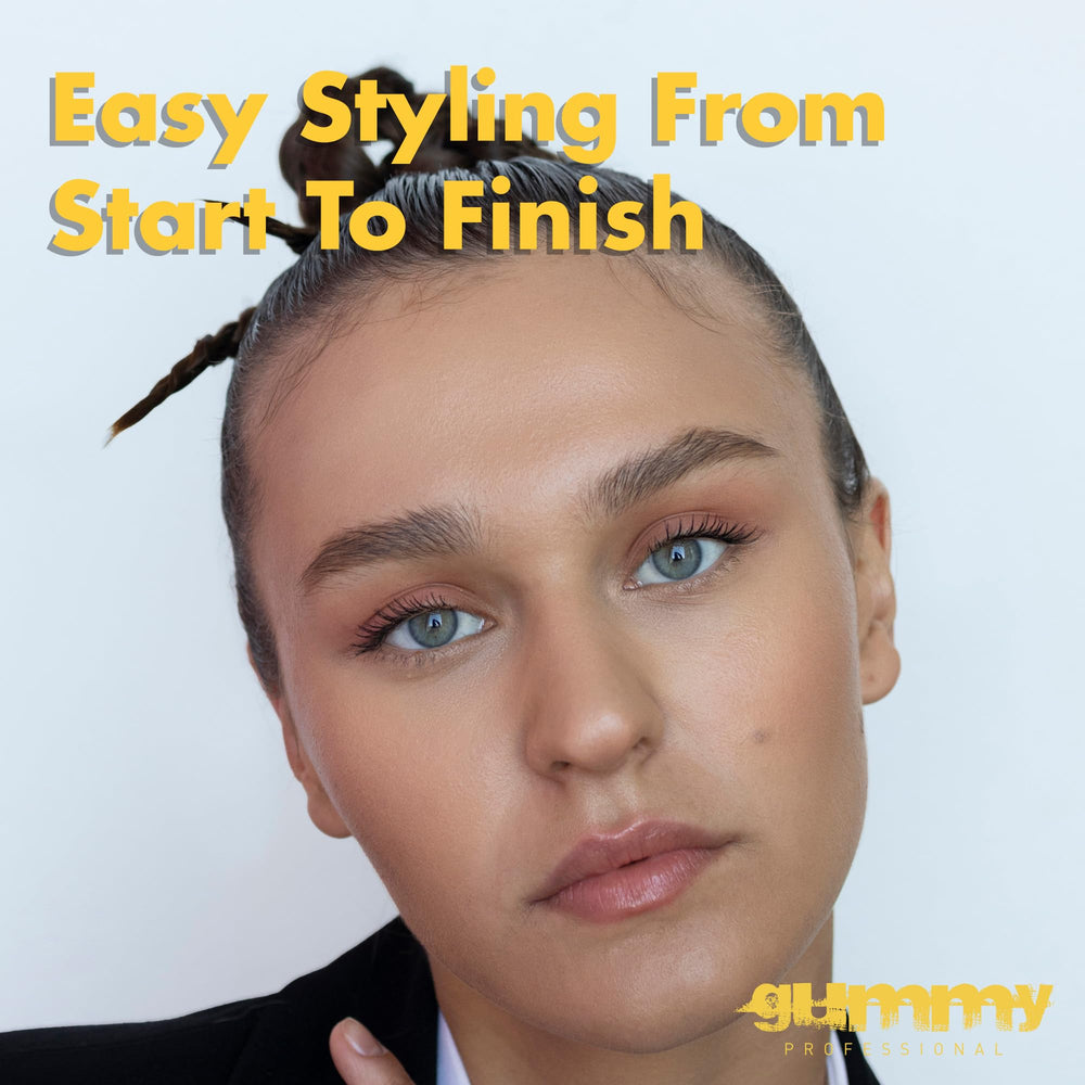 Gummy gel is easy for daily styling.