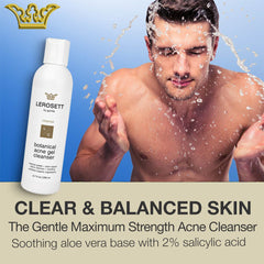 Gunilla of Sweden LEROSETT aloe gel close-up demonstrates calming hydration.