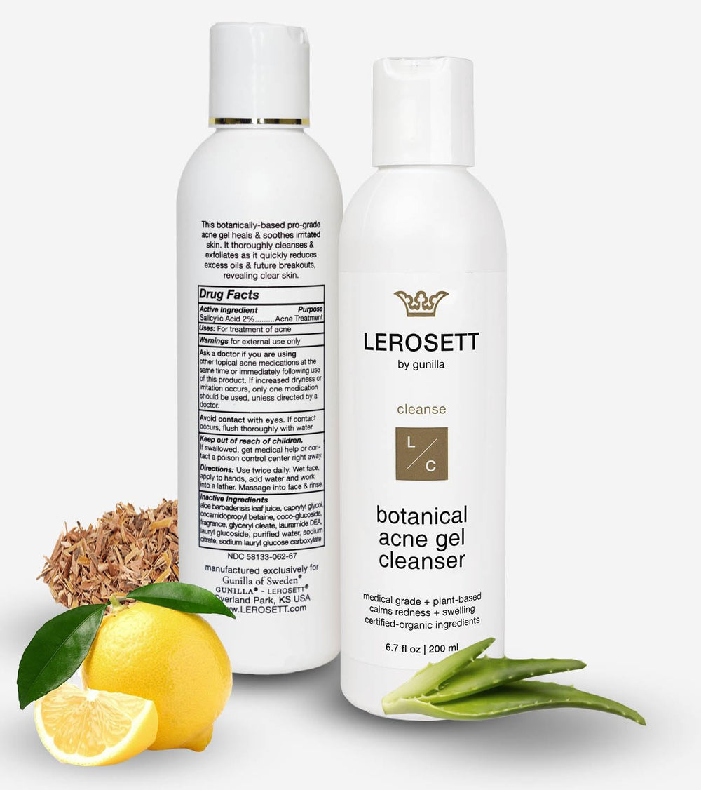 Ingredients list card showing 11 ingredients in LEROSETT formula