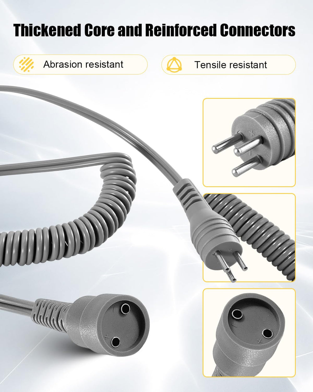 GUQVKI nail drill motor power cord lightweight design facilitates easy maneuvering.