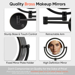 GURUN three-color LED lighting adapts for skincare and makeup tasks.