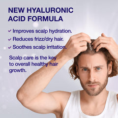 Serum applied after shampooing to maximize absorption