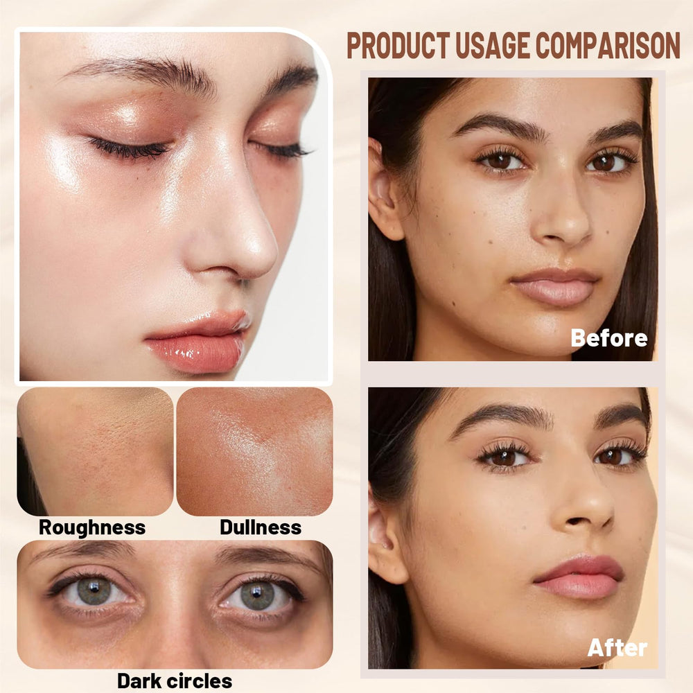 Gymfber Foundation Stick smooth moist texture for cake-free, natural finish.